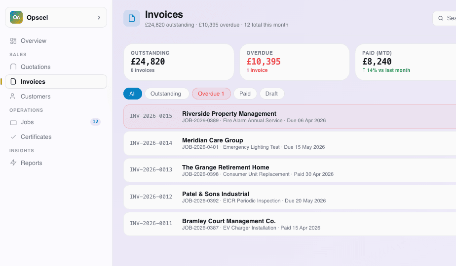 From Job Complete to Invoice Sent in Seconds screenshot